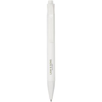 Terra corn plastic ballpoint pen (blue ink) White