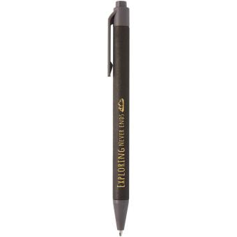Fabianna crush paper ballpoint pen (black ink) Brown