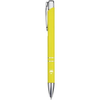 Moneta recycled aluminium ballpoint pen (black ink) Yellow