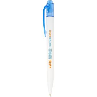 Thalaasa ocean-bound plastic ballpoint pen (black ink) Transparent blue