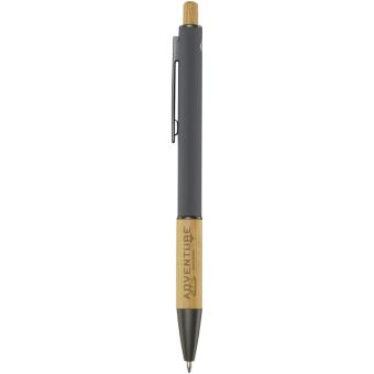 Darius recycled aluminium ballpoint pen (black ink) Convoy grey