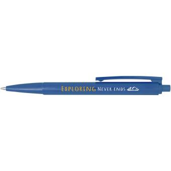Elsa recycled plastic ballpoint pen (blue ink) Aztec blue