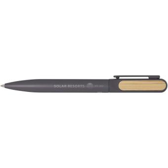 Blanca recycled aluminium ballpoint pen (black ink) Gray