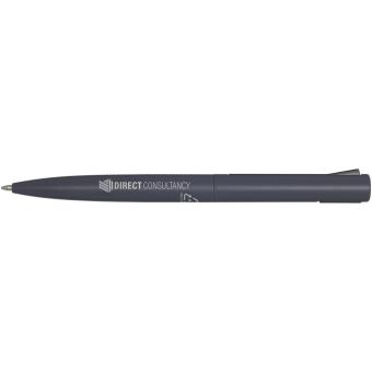 Juana recycled aluminium ballpoint pen (blue ink) Gray