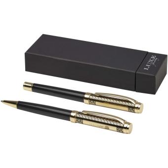Legato ballpoint and rollerball pen set (blue ink) Gold
