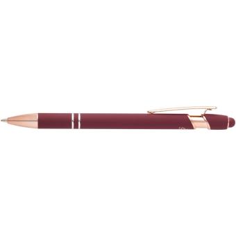 Nanna Kugelschreiber mit Roségold Finish (blaue Mine) Bordeaux