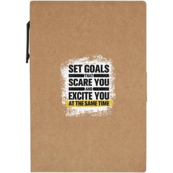 Swift sticky notes booklet with ballpoint pen (black ink) Nature