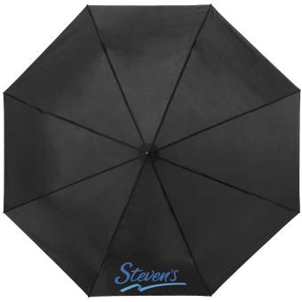 Ida 21.5" foldable umbrella Black