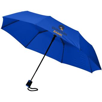 Wali 21" foldable auto open umbrella Dark blue
