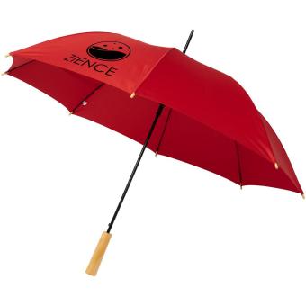 Alina 23" auto open recycled PET umbrella Red