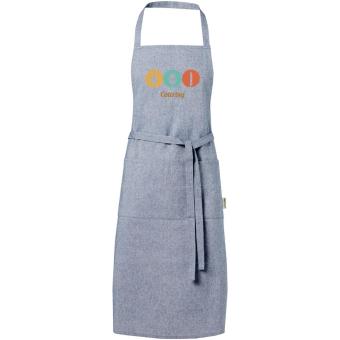 Pheebs 200 g/m² recycled cotton apron Heather Blue