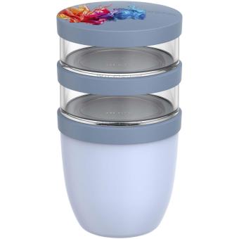Mepal Ellipse Dreiteiliger, 500 ml + 2 x 200 ml Lunchpot Blau