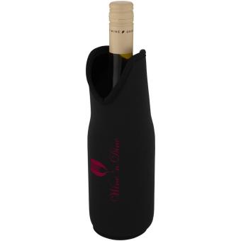 Noun recycled neoprene wine sleeve holder Black