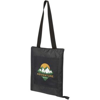 Clary Picknickdecke aus Recyceltem GRS-Polyester Schwarz