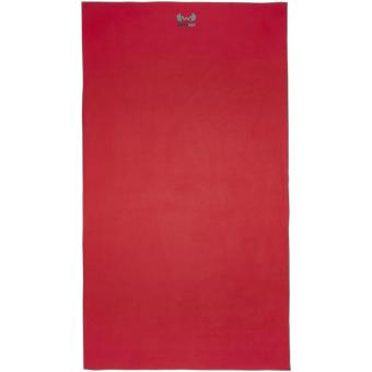Pieter ultraleichtes und schnell trocknendes GRS Handtuch 100 × 180 cm Rot