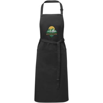 Andrea 240 g/m² apron with adjustable neck strap Black