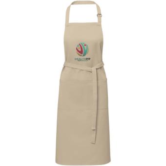 Andrea 240 g/m² Schürze mit verstellbarem Nackenband Hafer