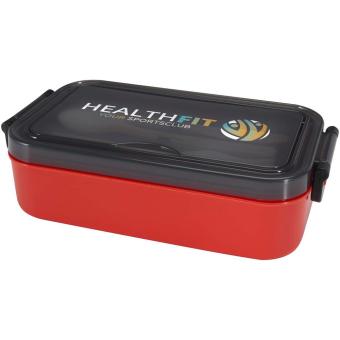Snappy 1000 ml Lunchbox und Besteckset Rot