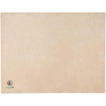 Ashen GRS recycled sherpa blanket Oatmeal