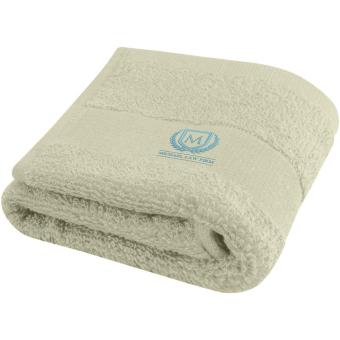 Sophia 450 g/m² cotton towel 30x50 cm Light grey