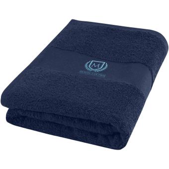 Charlotte 450 g/m² cotton towel 50x100 cm Navy