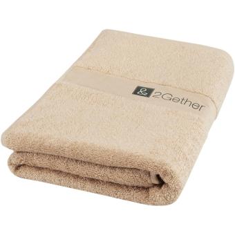 Amelia 450 g/m² cotton towel 70x140 cm Fawn