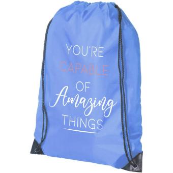 Oriole premium drawstring bag 5L Light blue