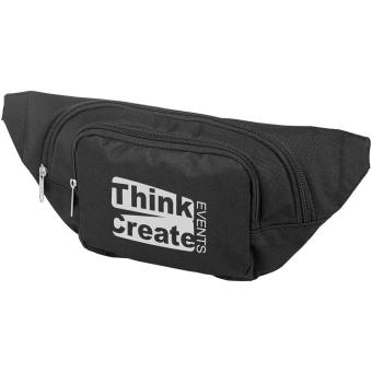Santander fanny pack with two compartments Black