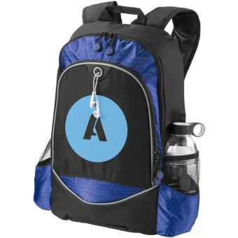 Benton 15" laptop backpack 15L Black royal blue