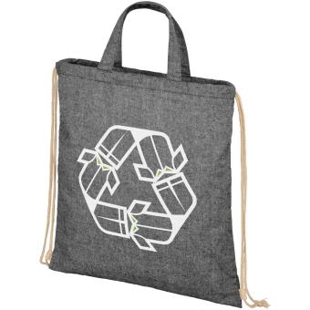 Pheebs 210 g/m² recycled drawstring bag 6L Smoke
