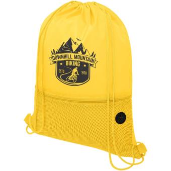 Oriole mesh drawstring bag 5L Yellow