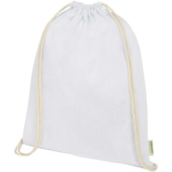 Orissa 100 g/m² organic cotton drawstring bag 5L 