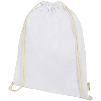 Orissa 100 g/m² GOTS organic cotton drawstring bag 5L 