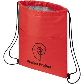 Oriole 12-can drawstring cooler bag 5L Red