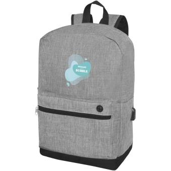 Hoss 15.6" business laptop backpack 16L Gray