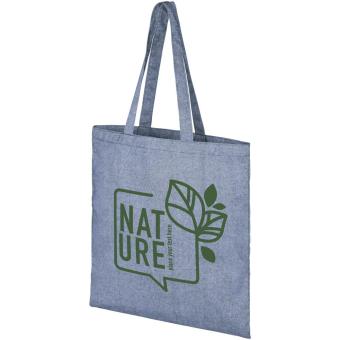 Pheebs 210 g/m² recycelte Tragetasche 7L Heather Blau