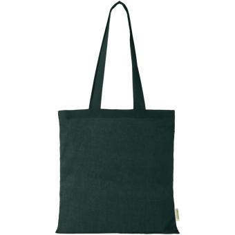 Orissa 140 g/m² GOTS organic cotton tote bag 7L Dark green