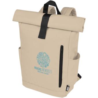 Byron 15,6" GRS RPET Roll-Top Rucksack 18 L Hafer