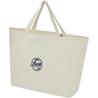 Cannes 200 g/m2 recycled shopper tote bag 10L Nature