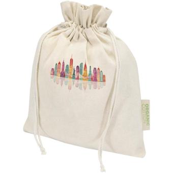 Odisha 140 g/m² OCS organic gift bag - 30 x 25 cm Nature