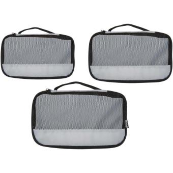 Jet GRS recycled packing cubes - set of 3 Convoy grey