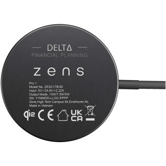 Zens Pro 1 15 W drahtloses Ladegerät Schwarz