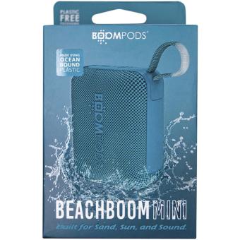 Boompods Beachboom Mini 5 W wasserdichter Mini Lautsprecher Karibik Blau