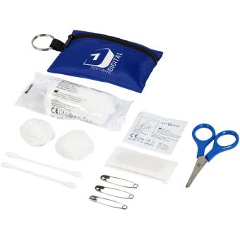 Valdemar 16-piece first aid keyring pouch Dark blue