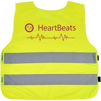 RFX™ Marie XS safety vest with hook&loop for kids age 7-12 Neon yellow