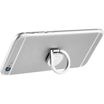 Cell aluminium ring phone holder Silver