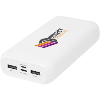 Electro 20.000 mAh recycled plastic power bank White