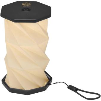 Celestia klappbare & dimmbare Tischlampe aus recyceltem Kunststoff Schwarz