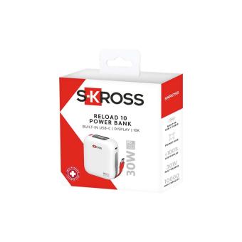 SKROSS® Reload 10.000 mAh Powerbank Weiß