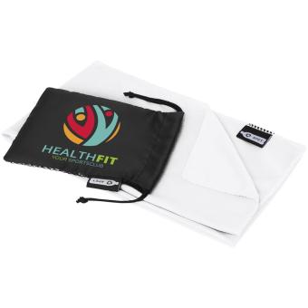 Raquel cooling towel made from recycled PET 80x30 cm White